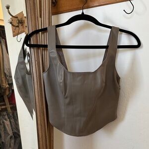 Elegant Brown Women's Top